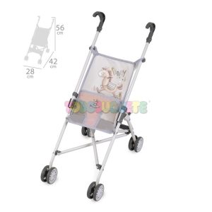 Funny Rosa Silla de Paseo Muñeca plegable 56