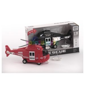 Helicóptero Luz y Sonido 1:16 Rescue City Service