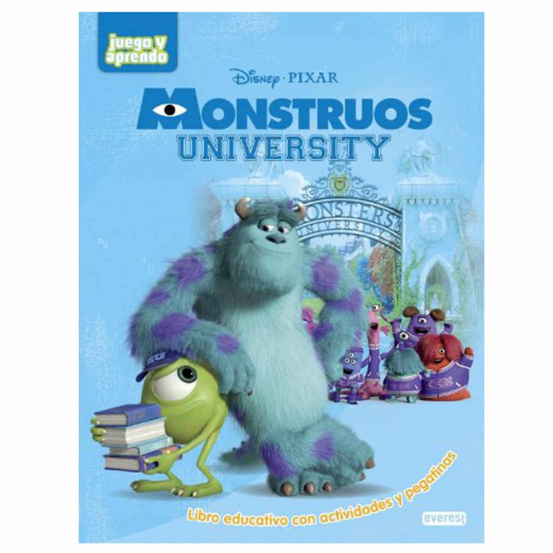 JUEGO Y APRENDO MONSTRUOS UNIVERSITY – TAPA BLANDA