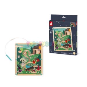 Laberinto magnético de madera Bosque Janod