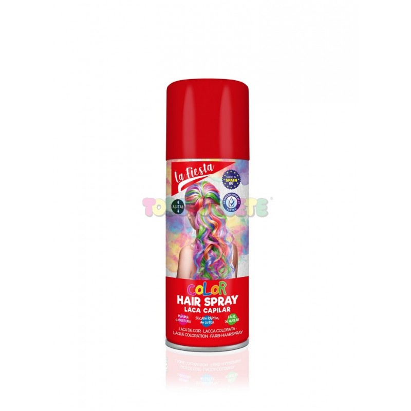 Laca Capilar Color Rojo 125 ml La Fiesta