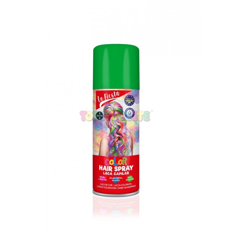 Laca Capilar Color Verde 125 ml La Fiesta