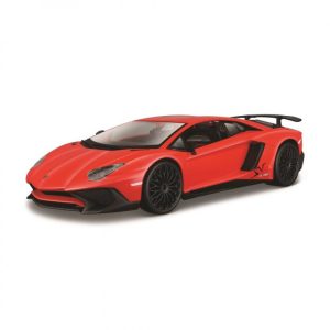LAMBORGHINI AVENTADOR 1/24 BURAGO COLOR ROJO