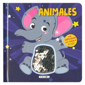LIBRO ANIMALES – LENTEJUELAS BRILLANTES