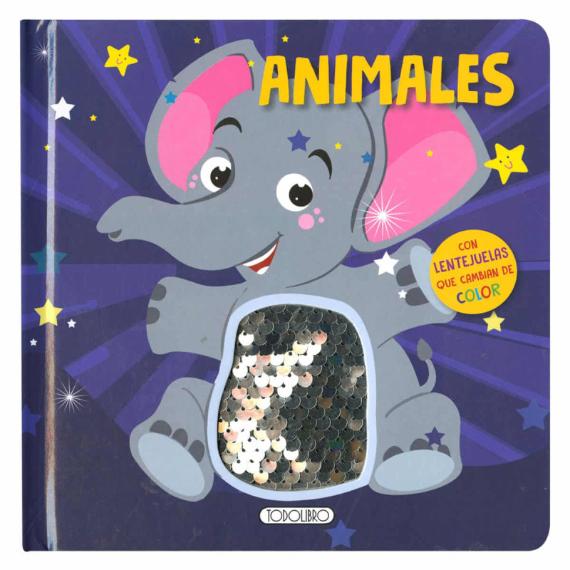 LIBRO ANIMALES – LENTEJUELAS BRILLANTES