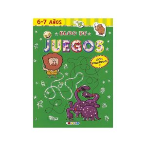 LIBRO DINOSAURIOS 6-7 AÑOS BLOC DE JUEGOS TODOLIBR