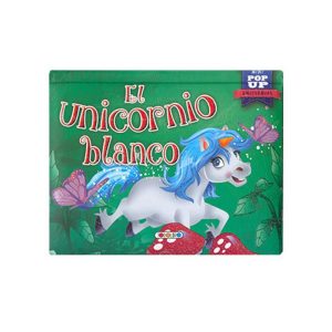 LIBRO MINI POP UP EL UNICORNIO BLANCO