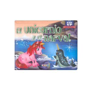 LIBRO MINI POP UP EL UNICORNIO Y EL NARVAL