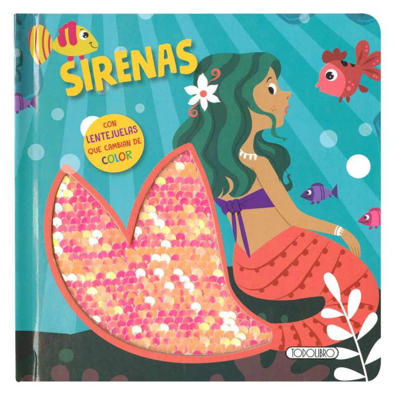 LIBRO SIRENAS – LENTEJUELAS BRILLANTES