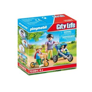 Mamá con Niños Playmobil