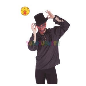 Máscara calabaza tela