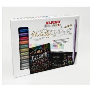 Color Experience Lettering Metallic 12 rotuladores