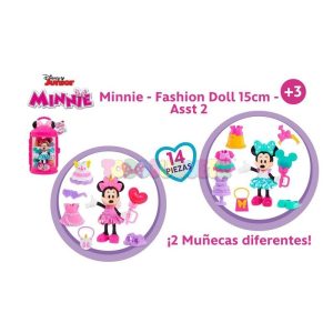 Minnie Fashion Doll 15cm Surtida