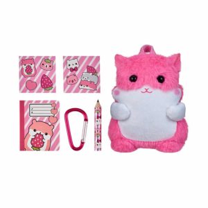 MOCHILA ANIMALITOS DE PELUCHE REAL LITTLES CONEJITO