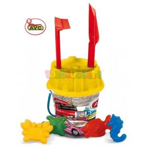 Mochila conjunto cubo playa color c/acc. Avc