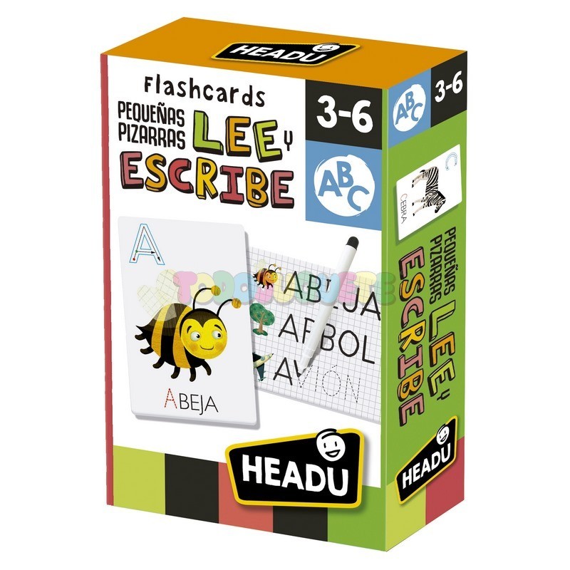 Montessori Flash Cards Lee y Escribe Headu