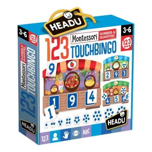 Montessori Juego 123 Touch Bingo Headu
