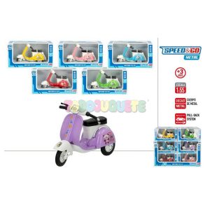 Moto Metal Scooter 1:55 Speed&Go Surtido