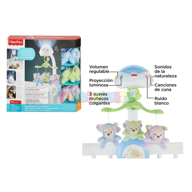 Móvil ositos voladores Fisher