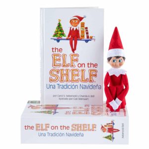 MUÑECO ELFO NIÑO Y CUENTO – THE ELF ON THE SHELF