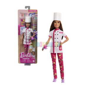 Muñeca Barbie Tú Puedes Chef Pastelera