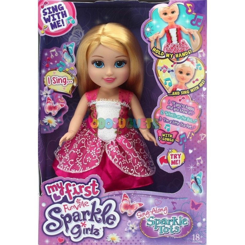 Muñeca cantarina Sparkle Girlz 33cm