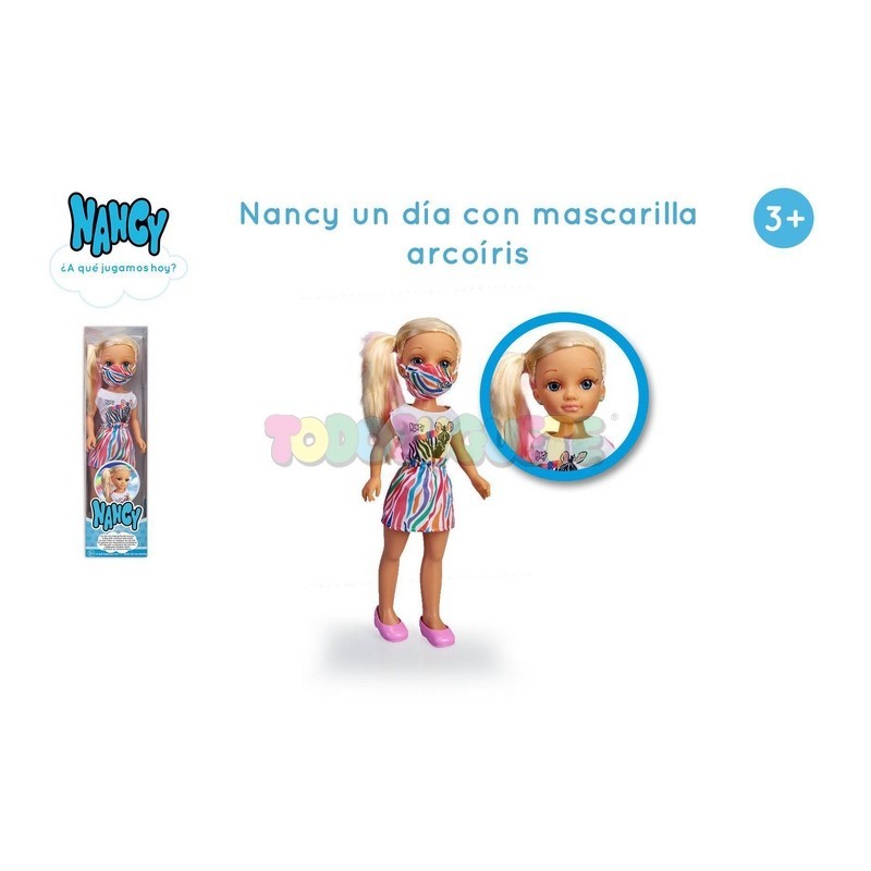 Nancy un día con Marcarilla de Arcoiris