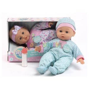 Muñeco 35 cm acostado con sonidos  2 surtidos