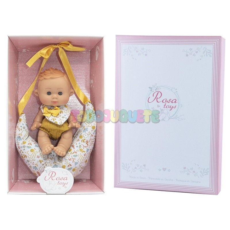 Muñeco Mini Pabletes Luna-Columpio Ocre o Rosa