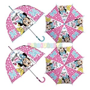 Paraguas Burbuja 48 cms Minnie Surtido