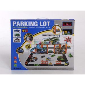 Parking lot 109 piezas 74×53 cm con 2 vehículos