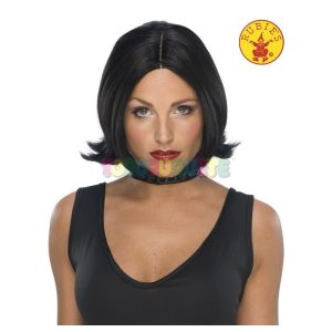 Peluca vampiresa negra wig Rubies