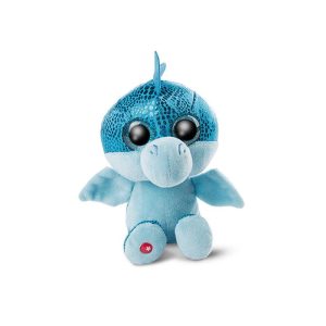 PELUCHE GLUBSCHIS DRAGÓN AZUL JET-JET 15CM