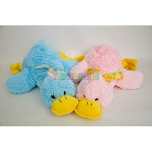 Peluche pato acostado 40 cm 2 Colores Surtidos