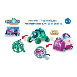 Petronix Pet Vehículo Transformable Kitt-10/Shell-
