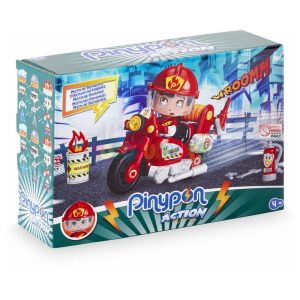 Pin y Pon Action moto de bombero