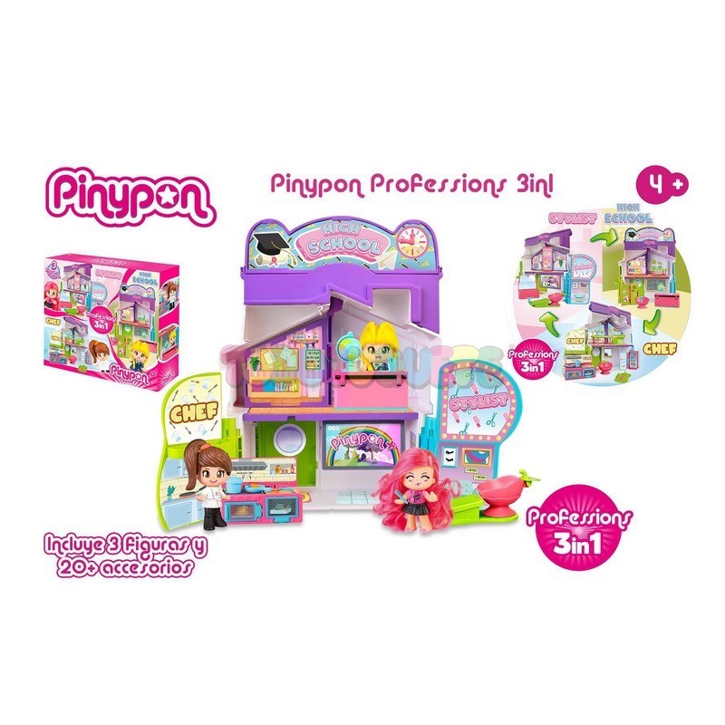 Pin y Pon Profesiones 3 en 1