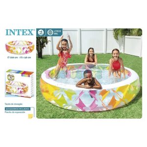 Piscina circular transparente 229x56cm Intex