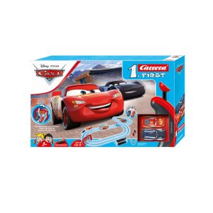 PISTA DE CARRERAS DISNEY CARS CON DOS COCHES FIRST