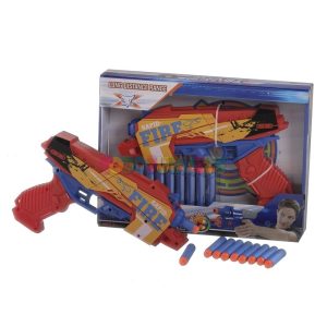 Pistola 10 dardos foam Rapid Fire Dart Blaster