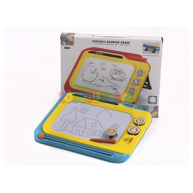 Pizarra Magnética Soporte Patillas Portable 2 Sdos