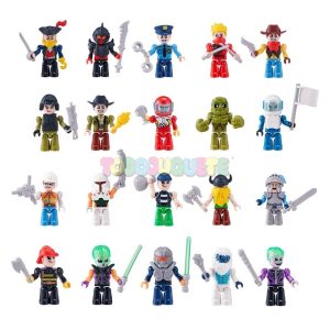 Play set 15 mini figuras articuladas Max Build