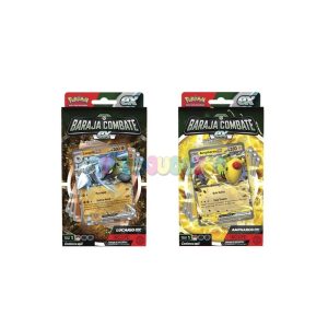 Pokemon Baraja de Combarte Ex Lucario y Ampharos