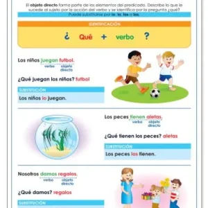 Póster Objeto Directo e Indirecto