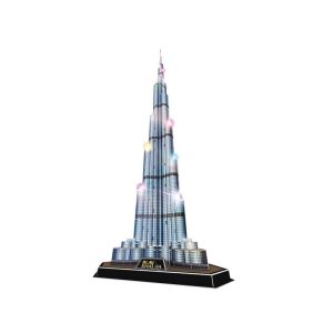 PUZZLE 3D LED BURJ KHALIFA 136 PIEZAS