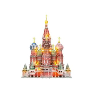 PUZZLE 3D LED CATEDRAL DE SAN BASILIO 224 PIEZAS