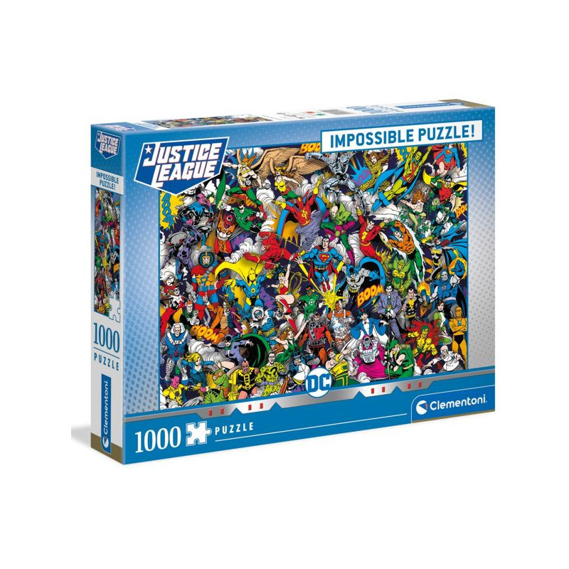 PUZZLE CLEMENTONI DC COMICS IMPOSSIBLE PUZZLE 1000 PIEZAS