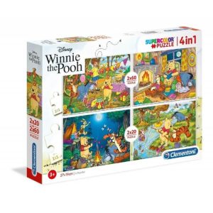 Puzzle Clementoni Disney Winnie the Pooh 2×20 + 2×60