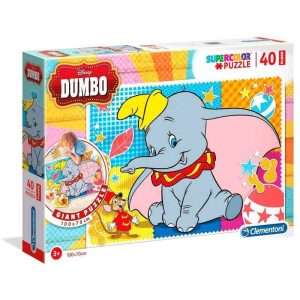 Puzzle Clementoni Dumbo Gigante de 40 Piezas