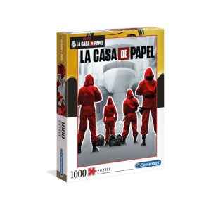 PUZZLE CLEMENTONI LA CASA DE PAPEL 1000 PIEZAS